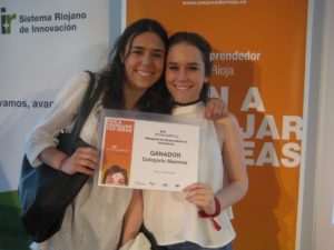 Aitana Rioja y Beatriz Ojeda ganan la VIII olimpiada de emprendedores de La Rioja.